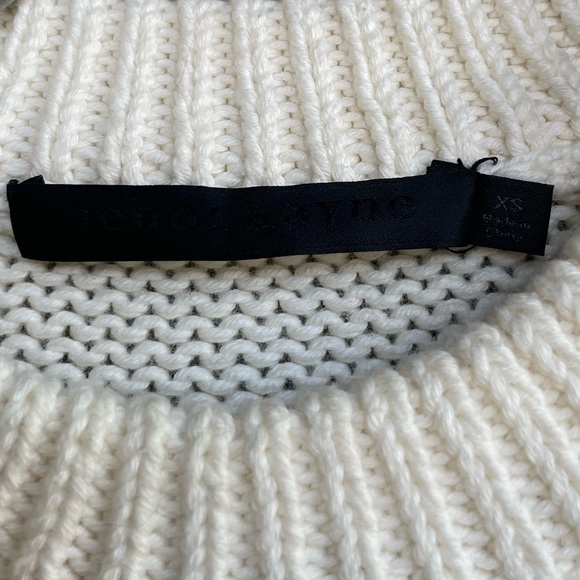 Jenni Kayne Cream and Black Striped Crewneck Sweater - Picture 13 of 15